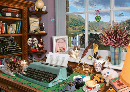 Secret Puzzles - Az Íróasztalnál Schmidt Spiele 1000 darabos kirakó puzzle (SCH - 59920) - puzzlegarden