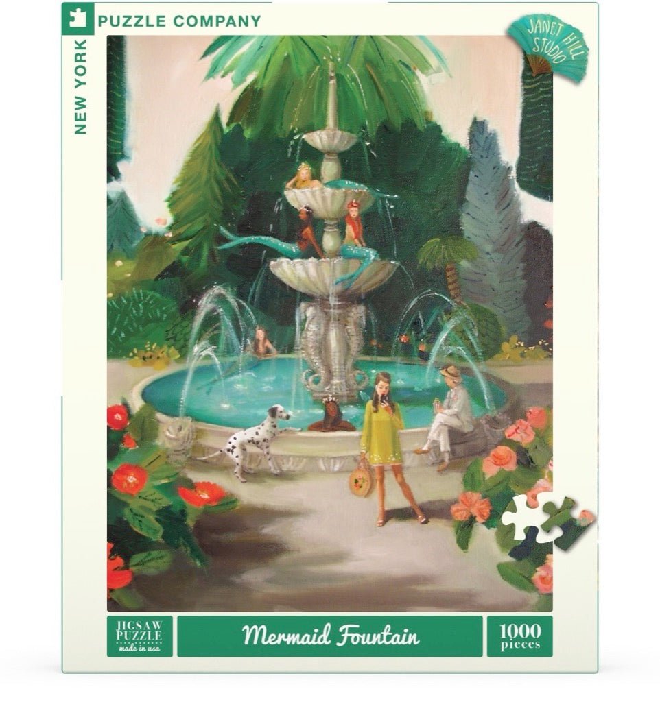 Sellő - szökőkút New York Puzzle Company 1000 darabos kirakó puzzle (NYPC - NPZJH2205) - puzzlegarden