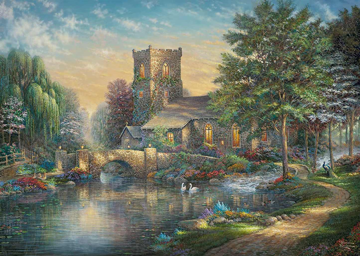 Selyemfűz kápolna Schmidt Spiele 1000 darabos kirakó puzzle (SCH - 57367) - puzzlegarden