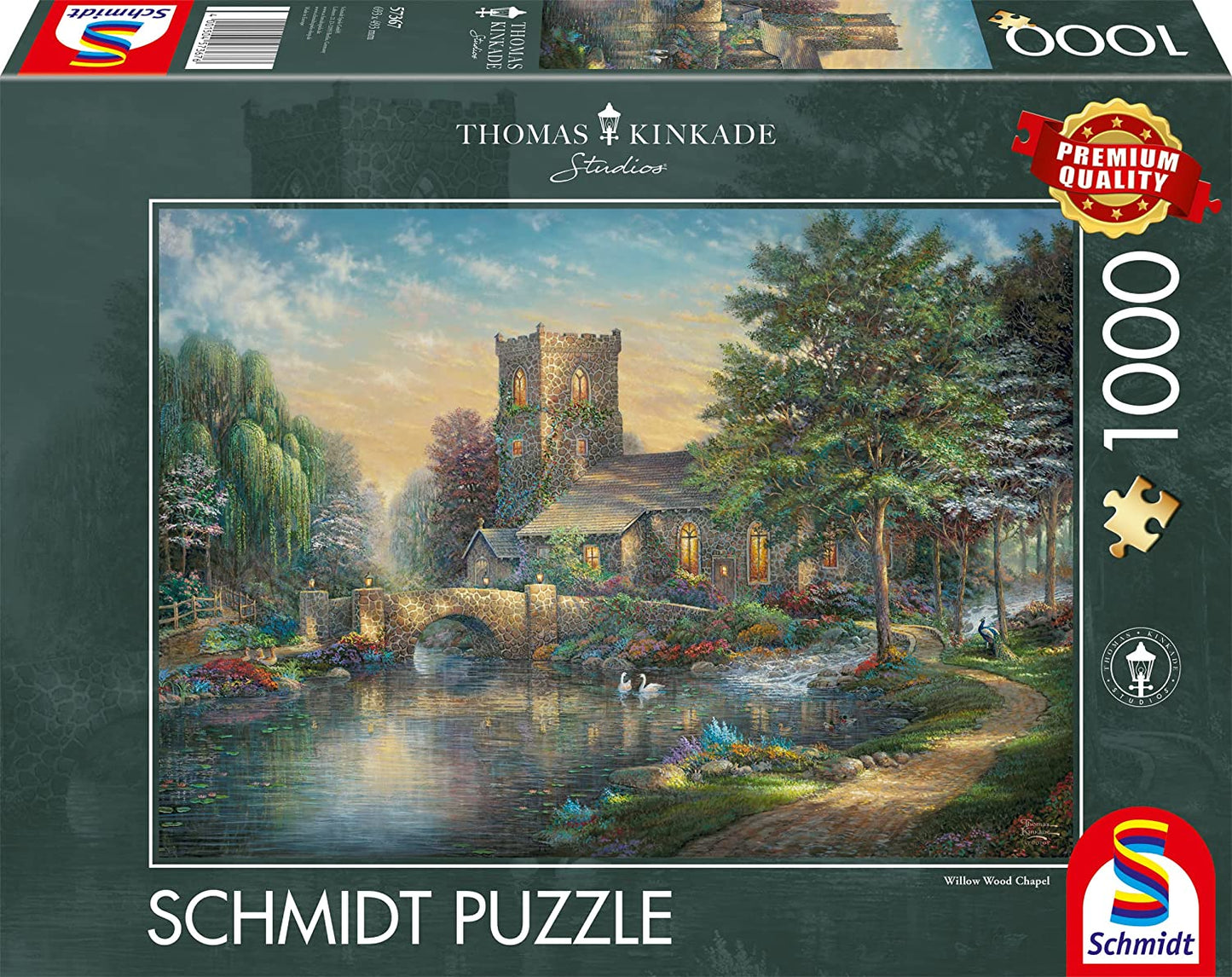 Selyemfűz kápolna Schmidt Spiele 1000 darabos kirakó puzzle (SCH - 57367) - puzzlegarden