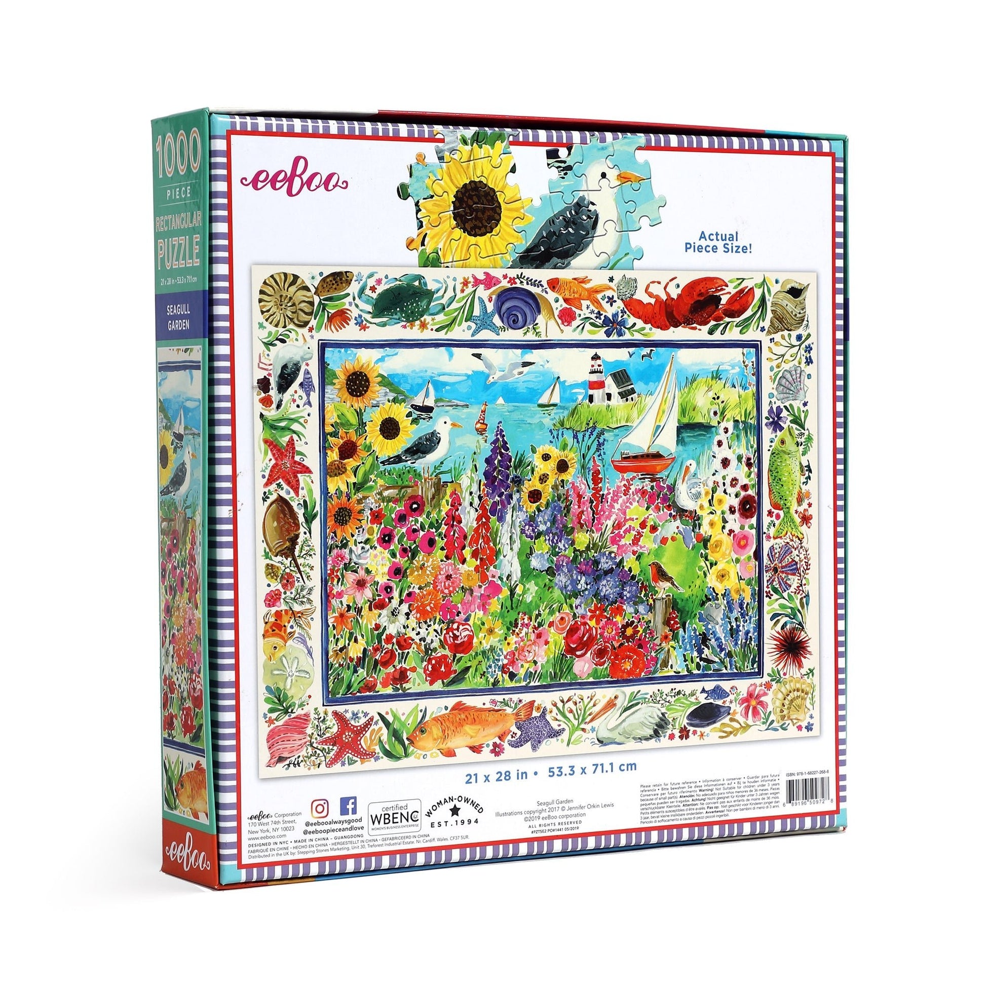 Sirálykert Eeboo 1000 darabos kirakó puzzle (EB - PZTSE2) - puzzlegarden
