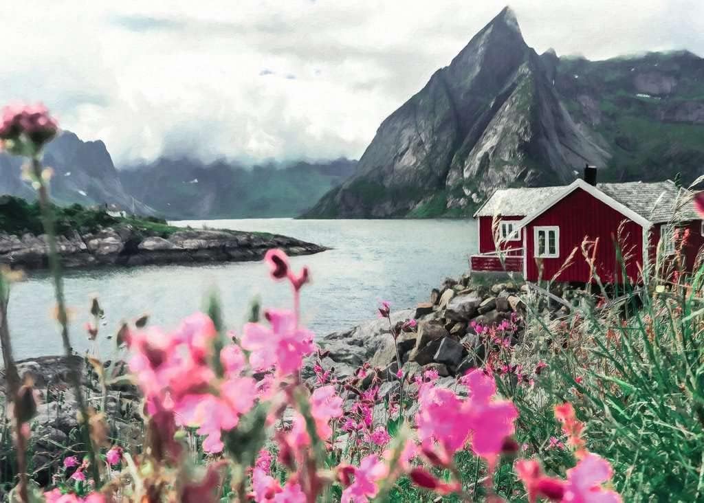 Skandináv helyek - Reine, Lofoten, Norvégia Ravensburger 1000 darabos kirakó puzzle (RA - 16740) - puzzlegarden