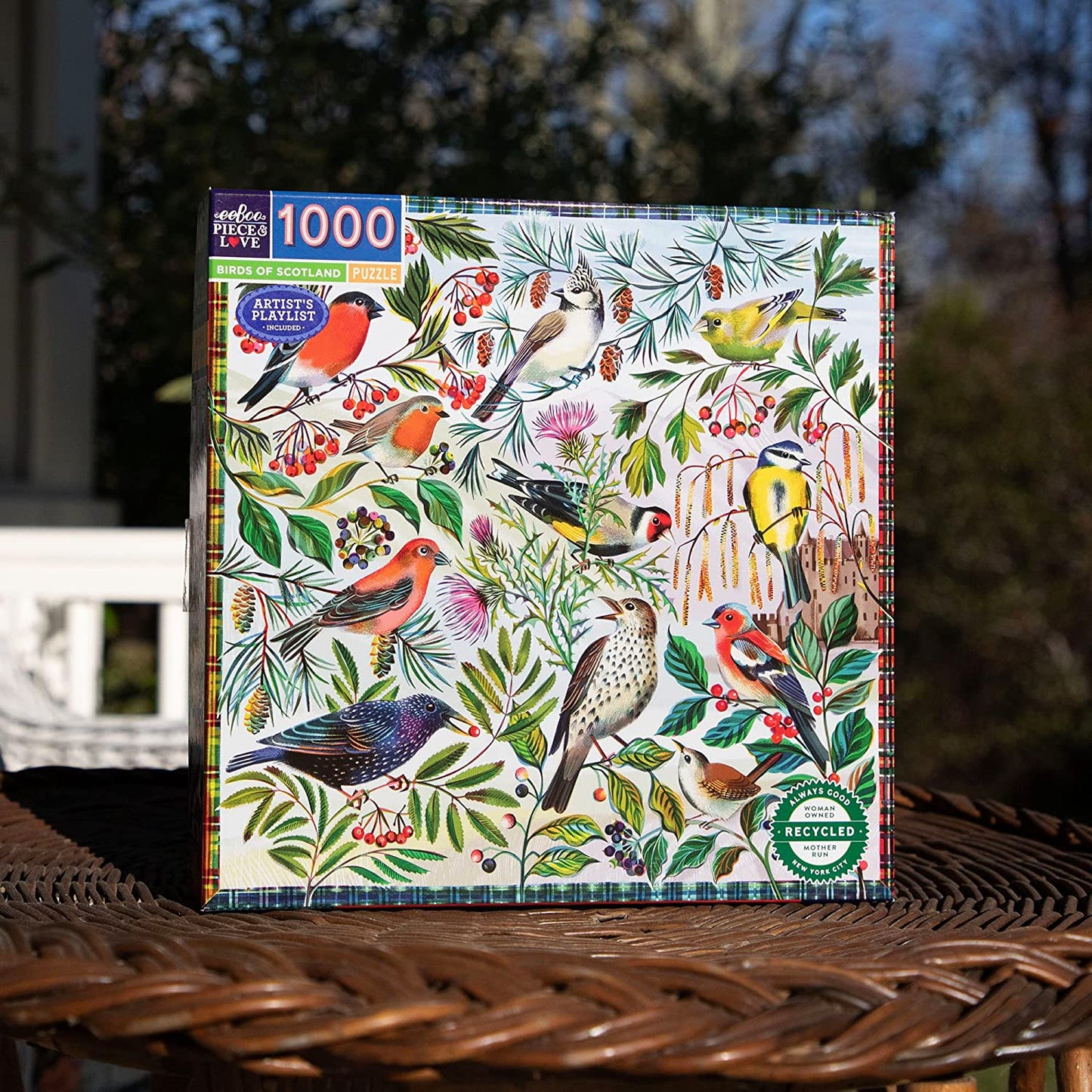 Skócia Madarai Eeboo 1000 darabos kirakó puzzle (EB - PZTBDS) - puzzlegarden