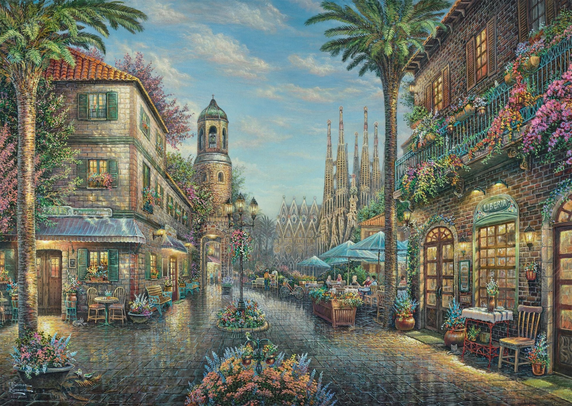 Spanyol Kávézó Schmidt Spiele 1000 darabos kirakó puzzle (SCH - 58780) - puzzlegarden