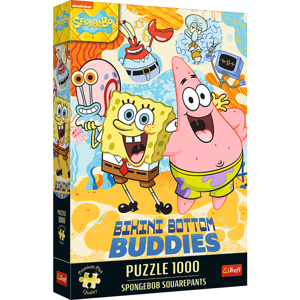 SpongyaBob Kockanadrág Trefl 1000 darabos kirakó puzzle (TR - 12081) - puzzlegarden