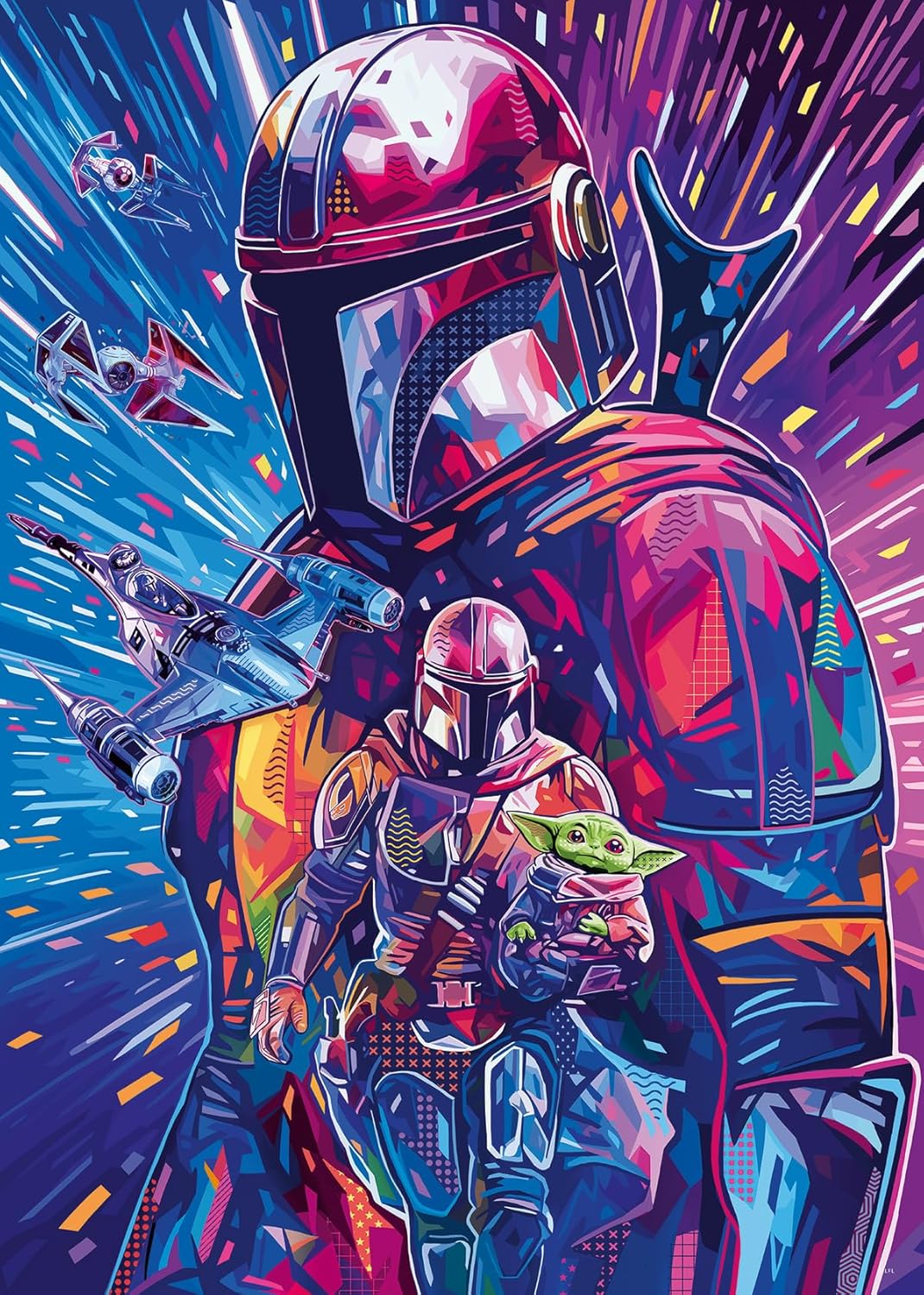 Star Wars - A Mandalóri - XXL Ravensburger 500 darabos kirakó puzzle (RA - 12001339) - puzzlegarden
