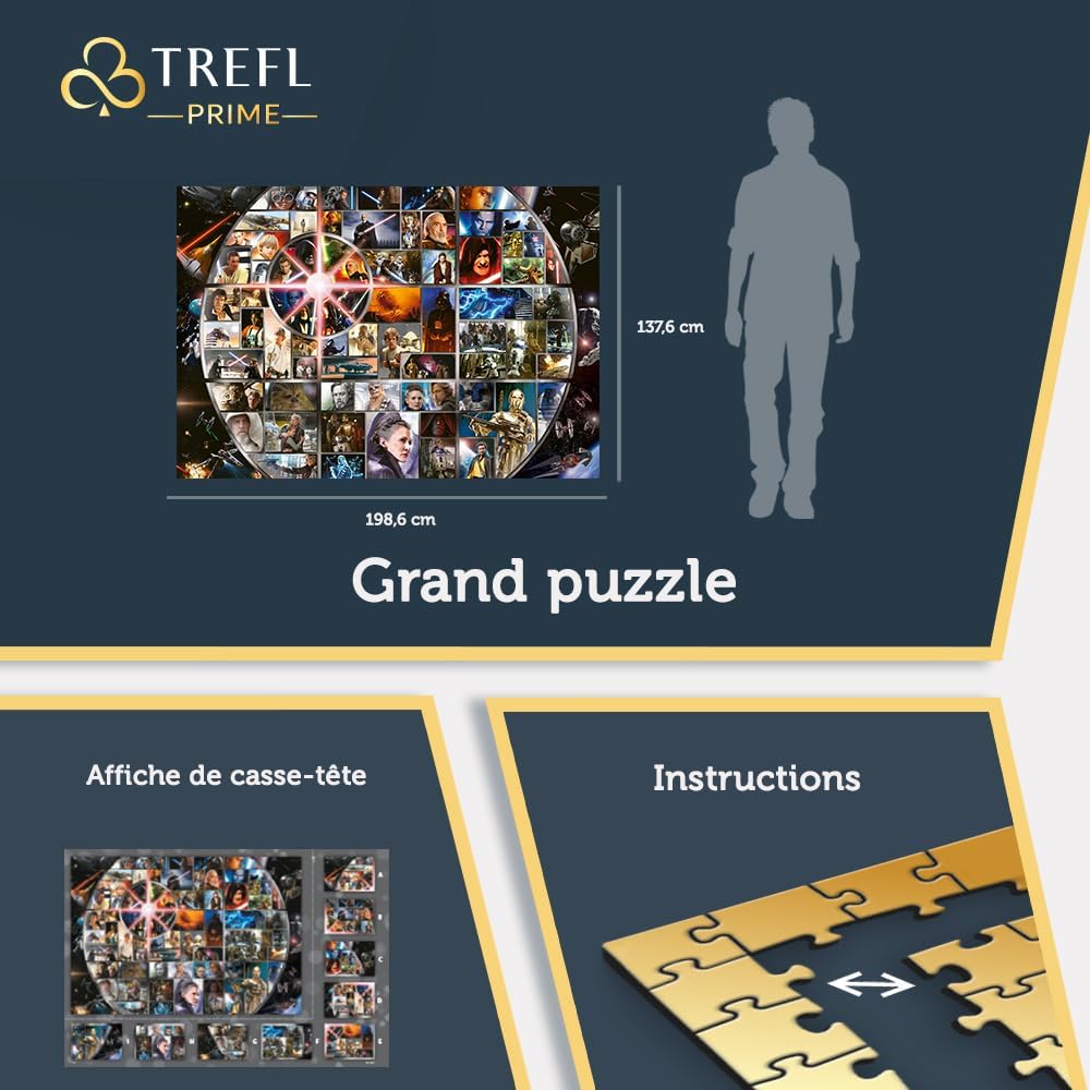 Star Wars – Az Univerzum Epikus Gyűjteménye Trefl Prime 13500 darabos kirakó puzzle (TR - 81036) - puzzlegarden