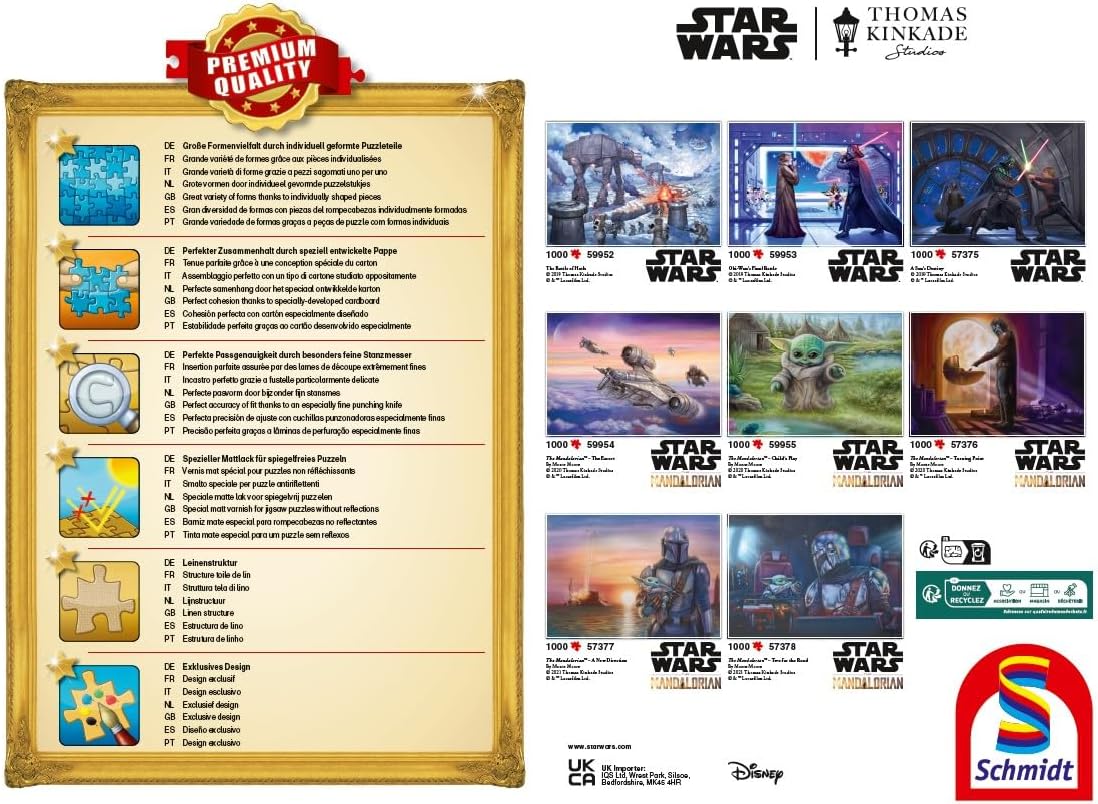 Star Wars – Menekülés közben Schmidt Spiele 1000 darabos kirakó puzzle (SCH - 58429) - puzzlegarden