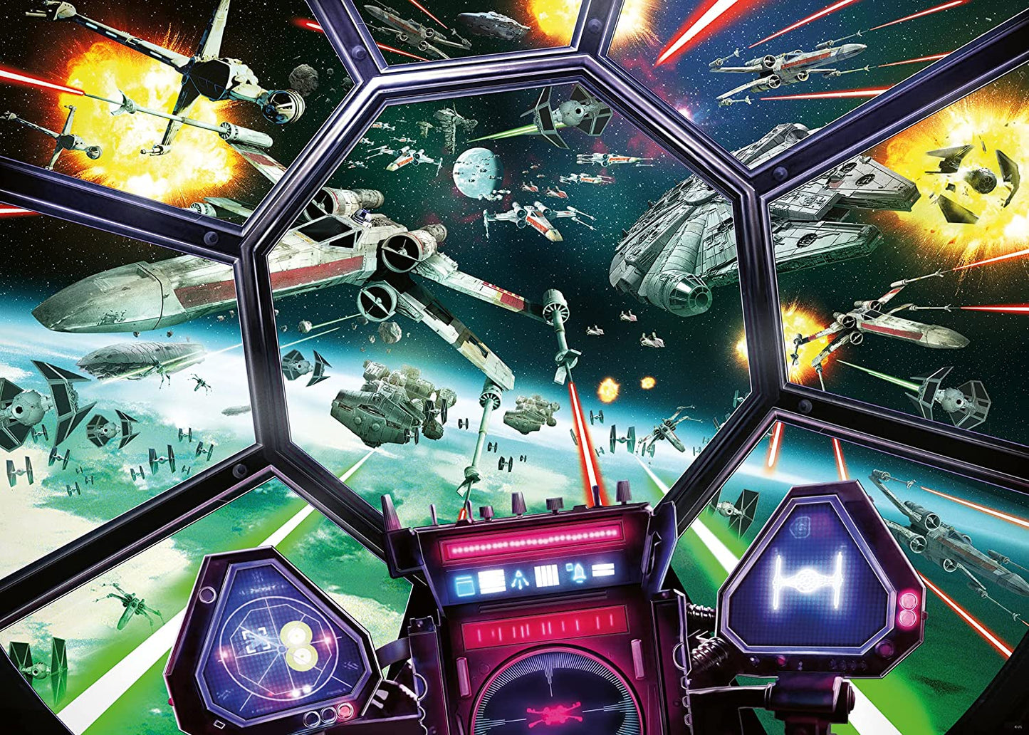Star Wars, TIE Fighter Ravensburger 1000 darabos kirakó puzzle (RA - 12000404) - puzzlegarden