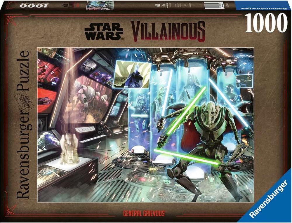 Star Wars Villainous - Grievous tábornok Ravensburger 1000 darabos kirakó puzzle (RA - 17342) - puzzlegarden