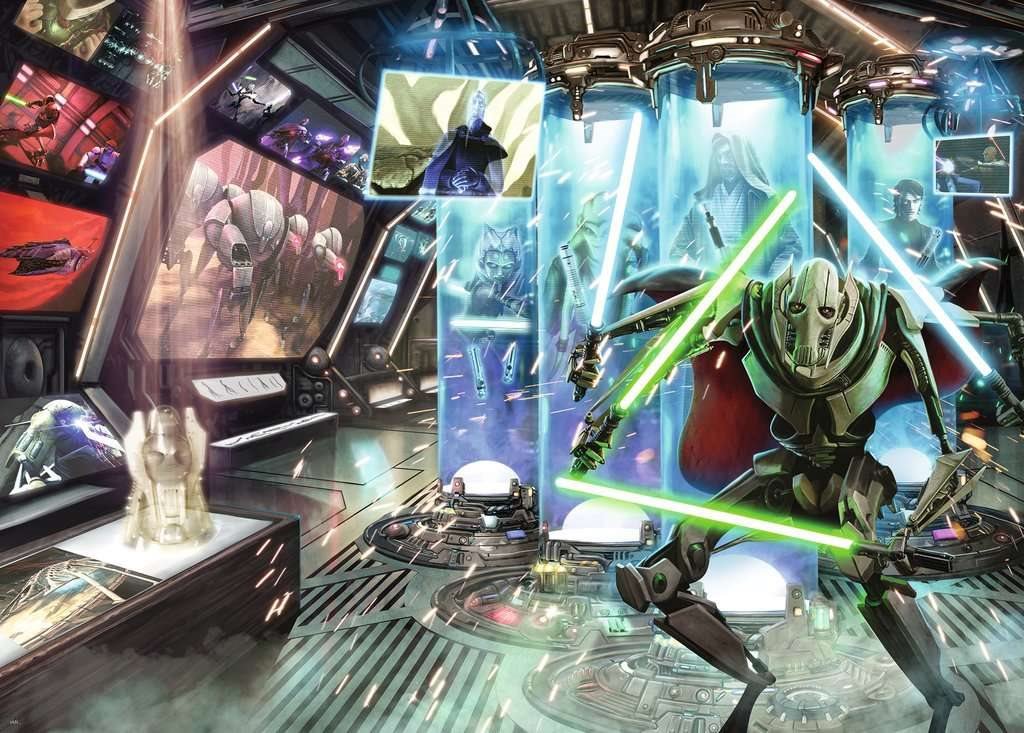 Star Wars Villainous - Grievous tábornok Ravensburger 1000 darabos kirakó puzzle (RA - 17342) - puzzlegarden