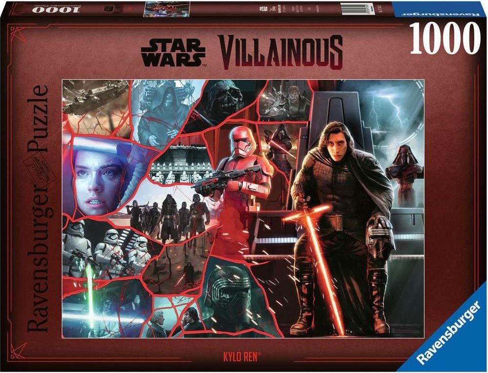 Star Wars Villainous - Kylo Ren Ravensburger 1000 darabos kirakó puzzle (RA - 17340) - puzzlegarden
