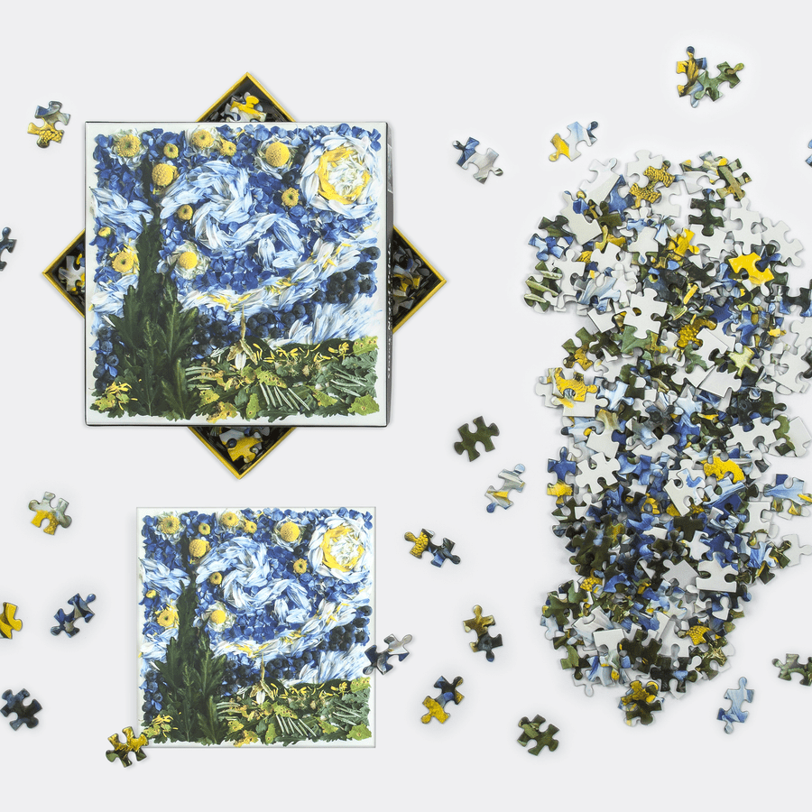 Csillagos Éj Szirmok Galison 500 darabos kirakó puzzle (GA - M062220B) - puzzlegarden