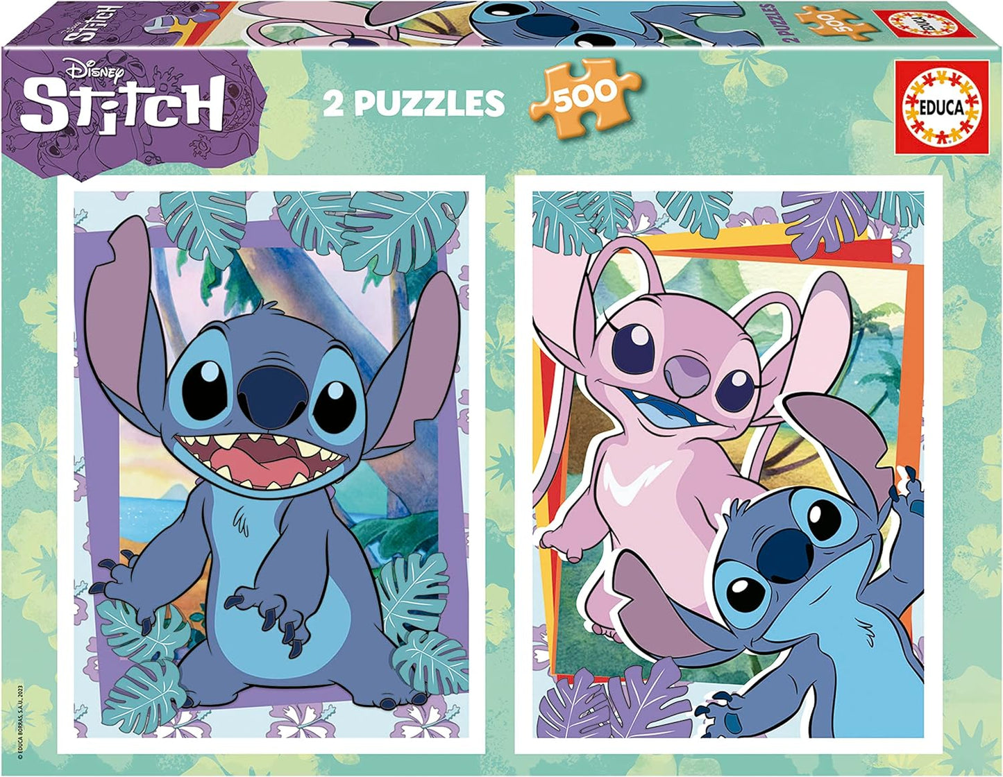 Stitch - 2x500 Educa 500 darabos kirakó puzzle (ED - 19732) - puzzlegarden