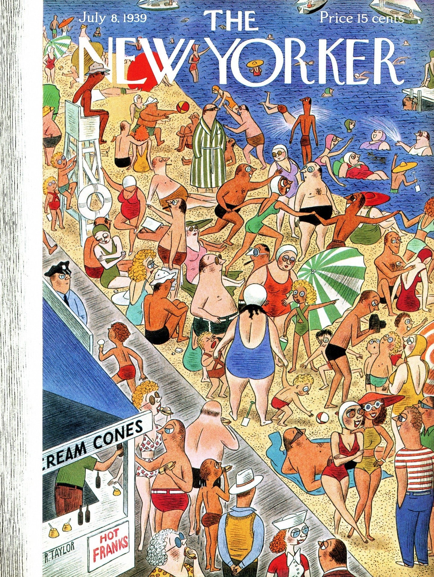 The New Yorker - Strandolók New York Puzzle Company 1000 darabos kirakó puzzle (NYPC - NY162) - puzzlegarden