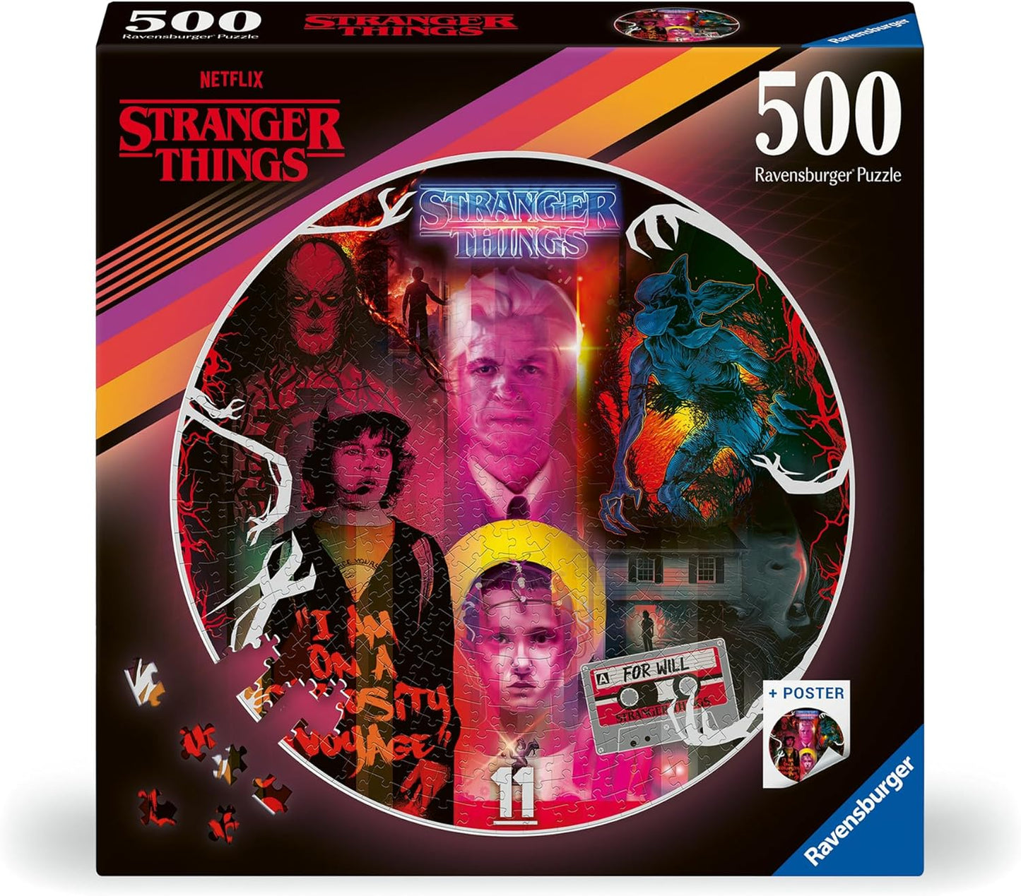 Stranger Things - A Barátok Nem Hazudnak Ravensburger 500 darabos kirakó puzzle (RA - 12001227) - puzzlegarden