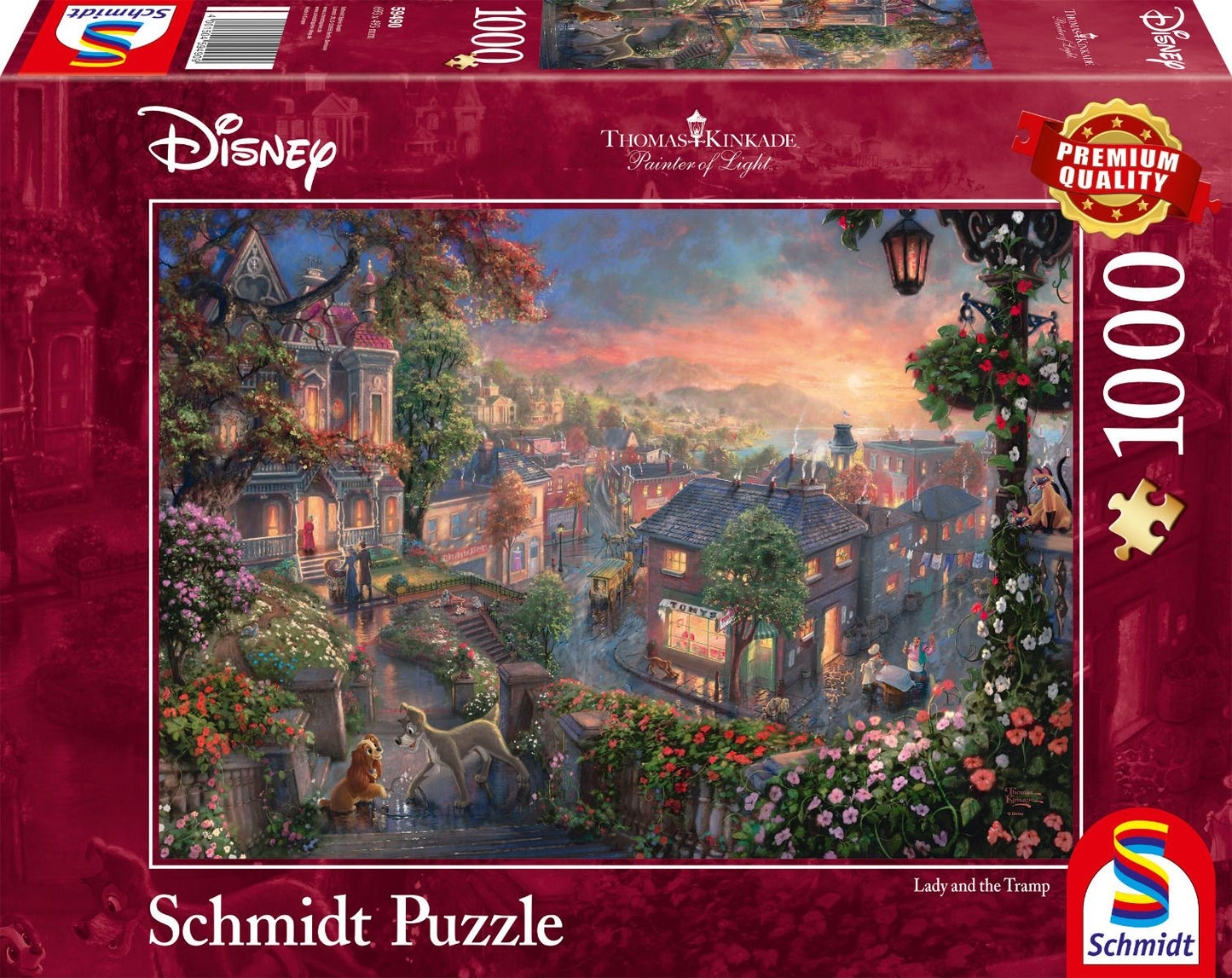 Susie és Tekergő Schmidt Spiele 1000 darabos kirakó puzzle (SCH - 59490) - puzzlegarden