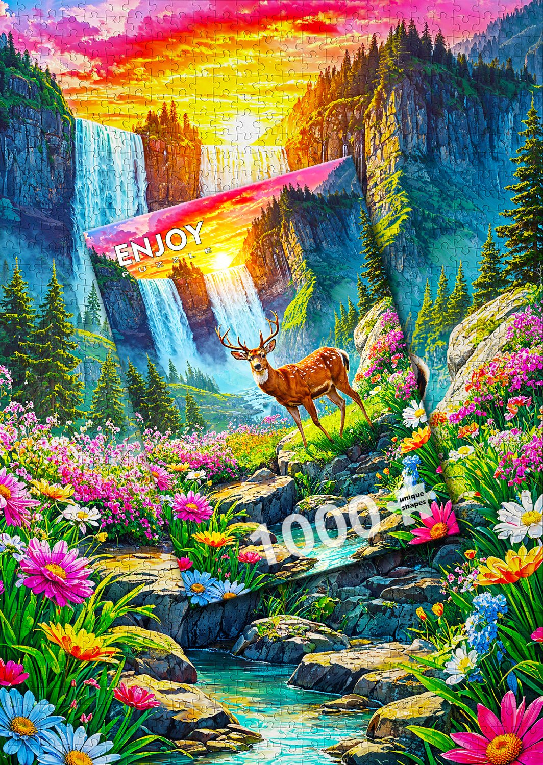 Szarvasparadicsom Enjoy 1000 darabos kirakó puzzle (EN - 2253) - puzzlegarden