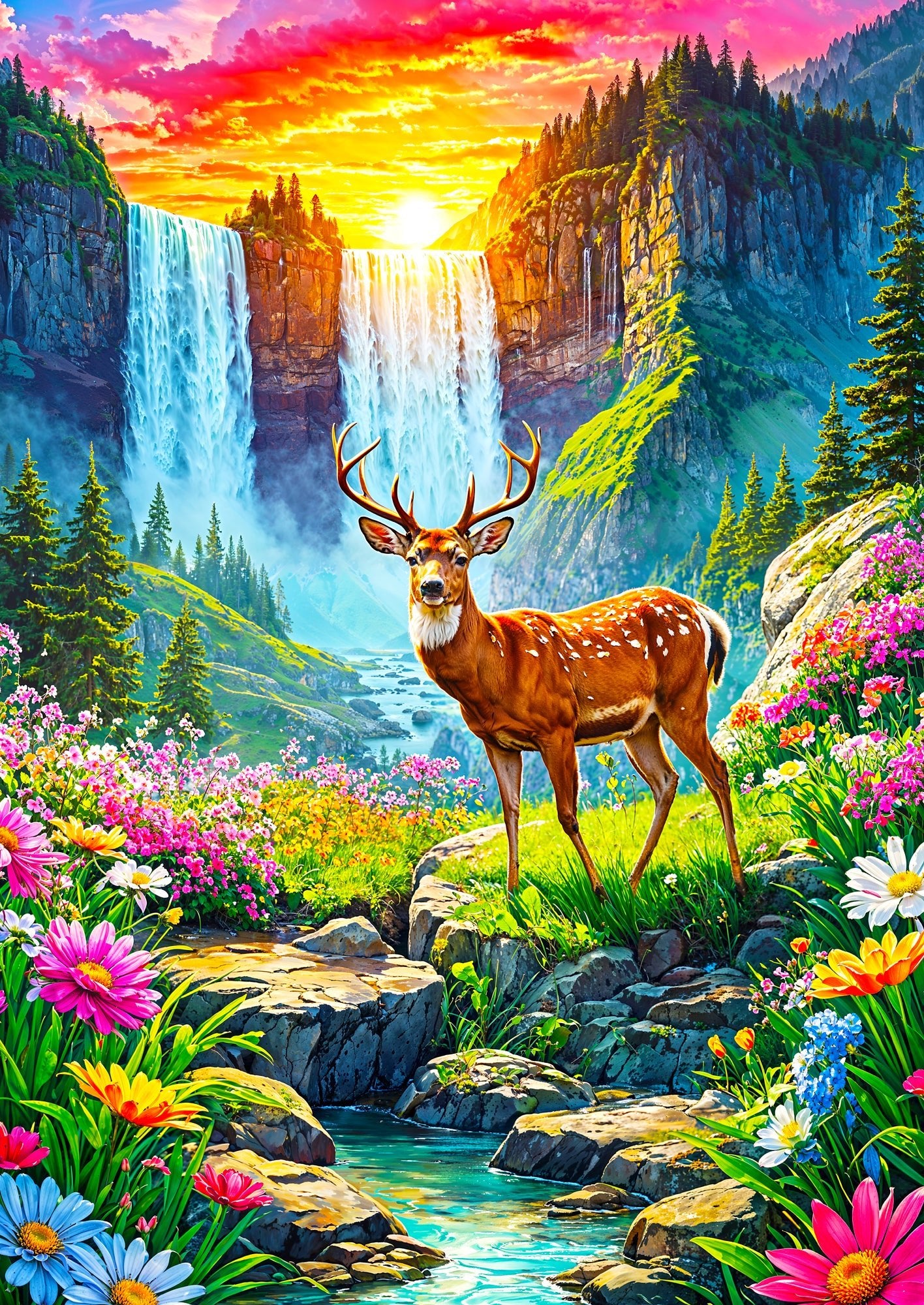 Szarvasparadicsom Enjoy 1000 darabos kirakó puzzle (EN - 2253) - puzzlegarden