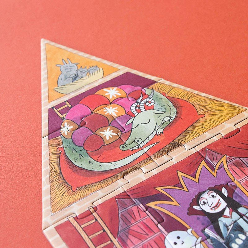 Szellemjárta kastély - sötétben világít Londji 100 darabos kirakó puzzle (LN - PZ603U) - puzzlegarden