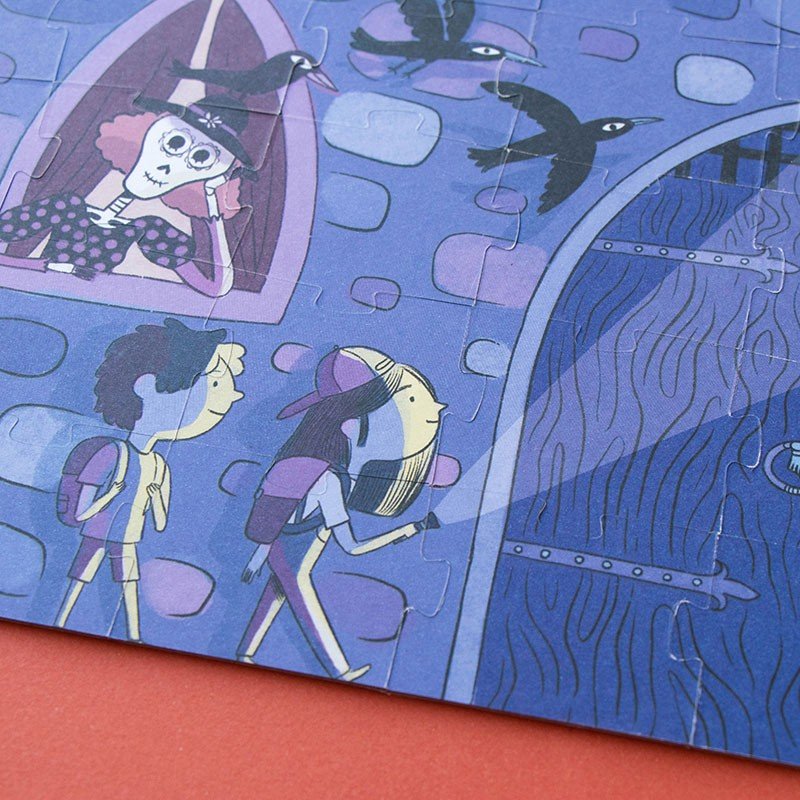 Szellemjárta kastély - sötétben világít Londji 100 darabos kirakó puzzle (LN - PZ603U) - puzzlegarden