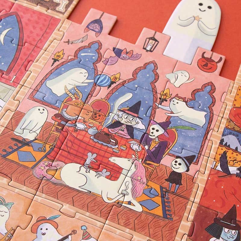 Szellemjárta kastély - sötétben világít Londji 100 darabos kirakó puzzle (LN - PZ603U) - puzzlegarden