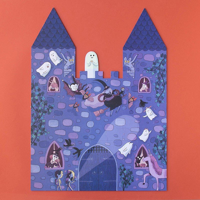 Szellemjárta kastély - sötétben világít Londji 100 darabos kirakó puzzle (LN - PZ603U) - puzzlegarden