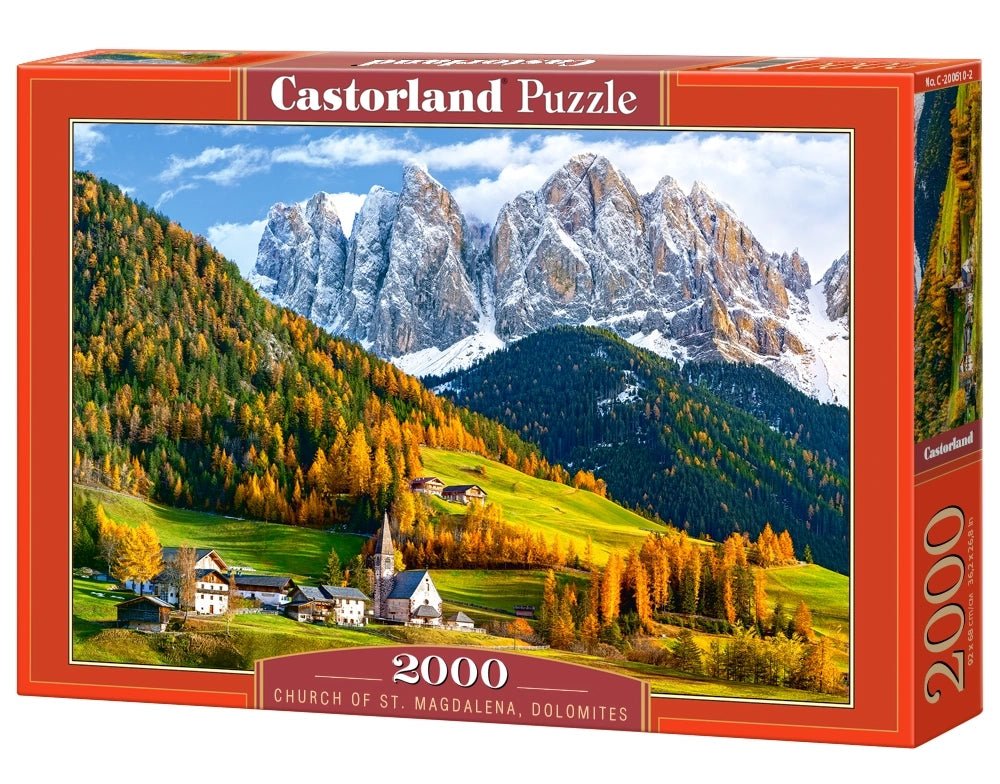 Szent Magdolna templom, Dolomitok Castorland 2000 darabos kirakó puzzle (C - 200610) - puzzlegarden