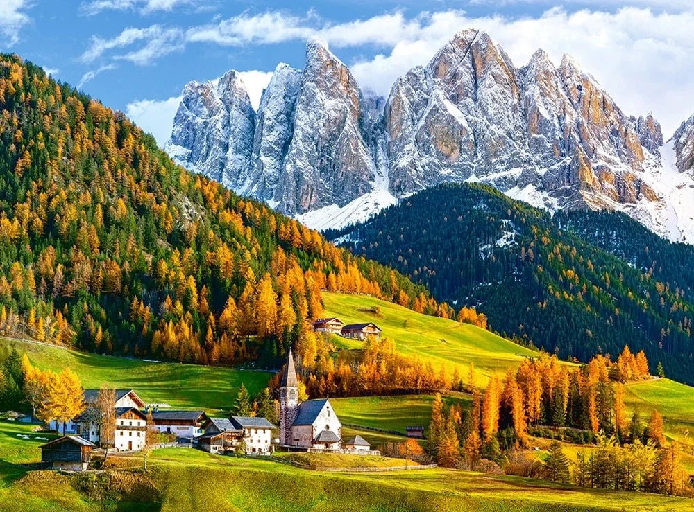 Szent Magdolna templom, Dolomitok Castorland 2000 darabos kirakó puzzle (C - 200610) - puzzlegarden