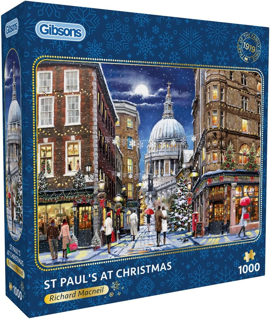 Szent Pál - székesegyház karácsonykor Gibsons 1000 darabos kirakó puzzle (G - G6449) - puzzlegarden