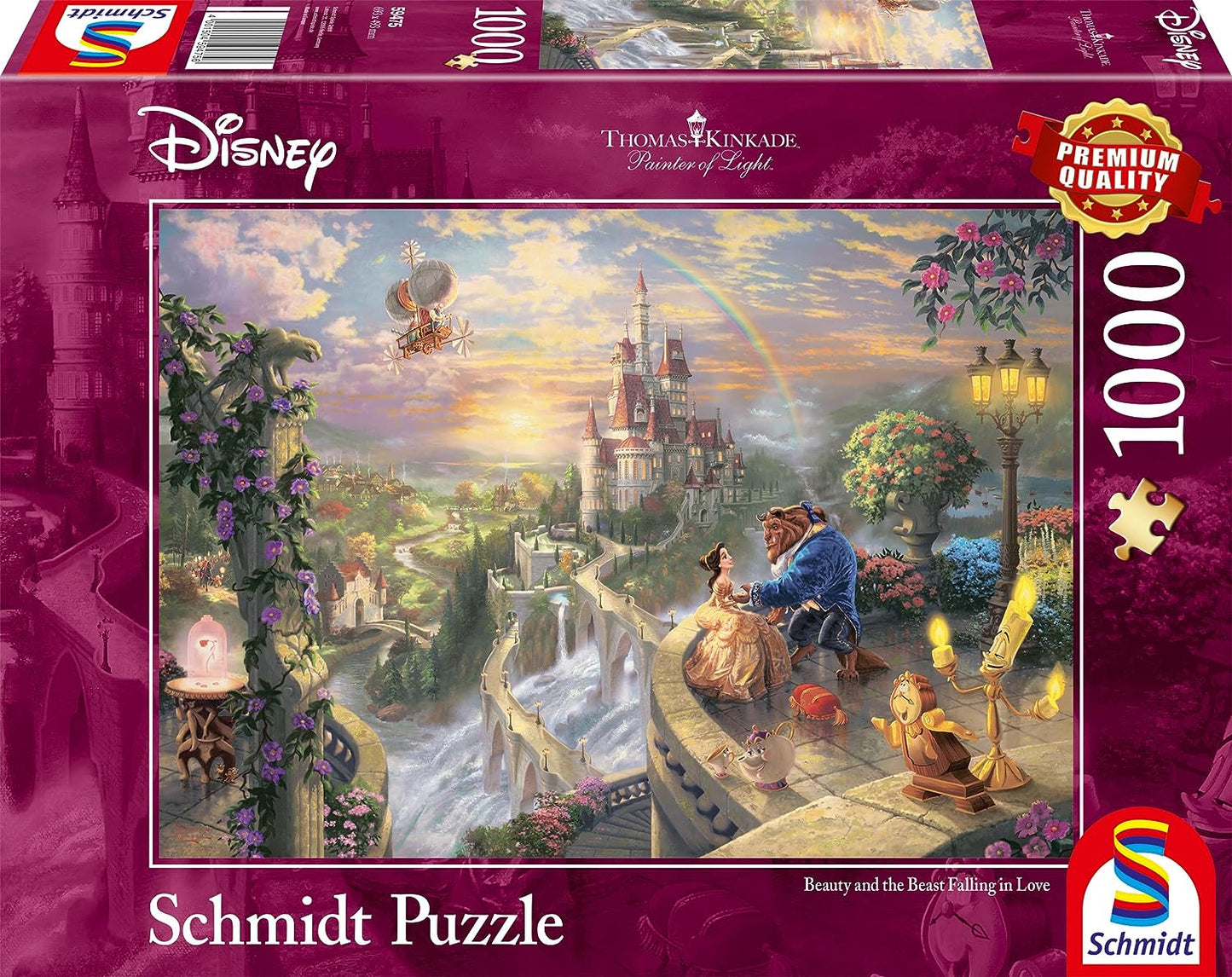 Szépség és a Szörnyeteg - Szerelem Schmidt Spiele 1000 darabos kirakó puzzle (SCH - 59475) - puzzlegarden