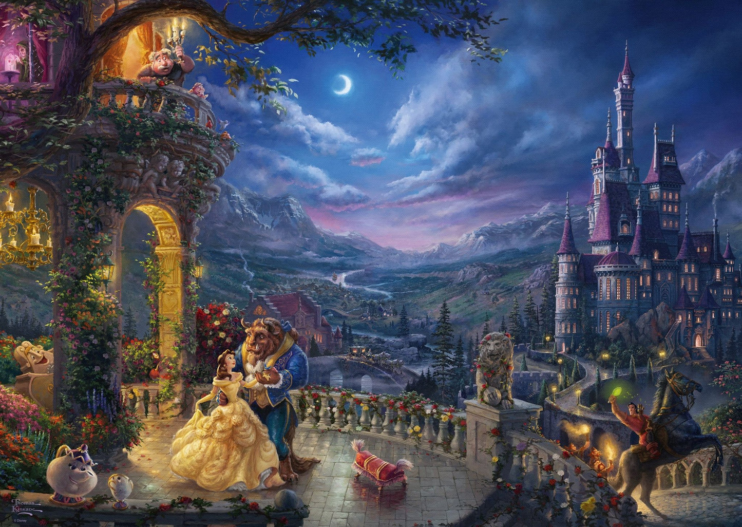Szépség és a Szörnyeteg - Tánc a Holdfényben Schmidt Spiele 1000 darabos kirakó puzzle (SCH - 59484) - puzzlegarden