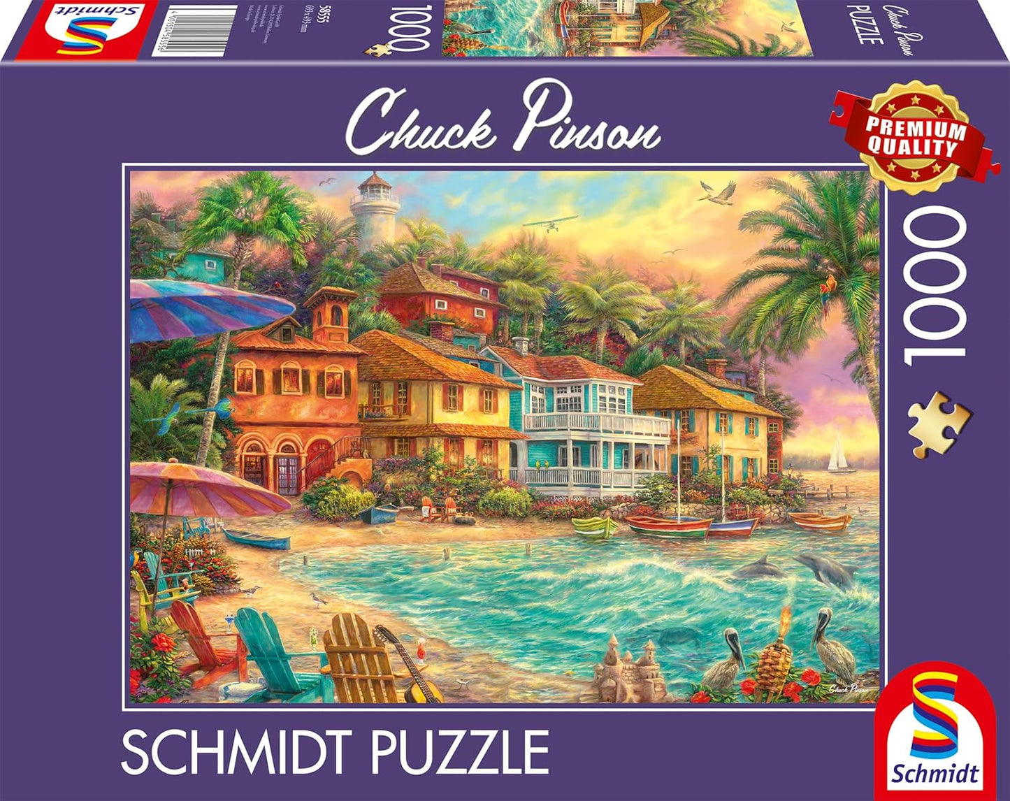 Szigetlakók élete Schmidt Spiele 1000 darabos kirakó puzzle (SCH - 58555 4001504585556) - puzzlegarden