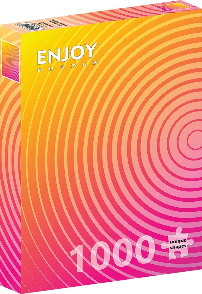 Színátmenet körökben - 2 Enjoy 1000 darabos kirakó puzzle (EN - 1305) - puzzlegarden