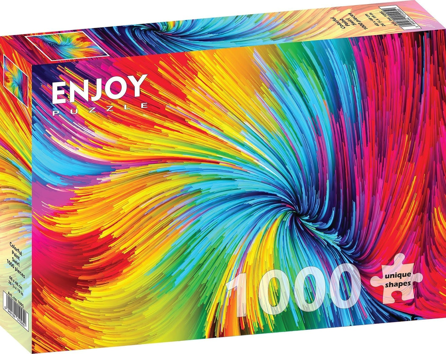 Színes Festék Örvény Enjoy 1000 darabos kirakó puzzle (EN - 1095) - puzzlegarden