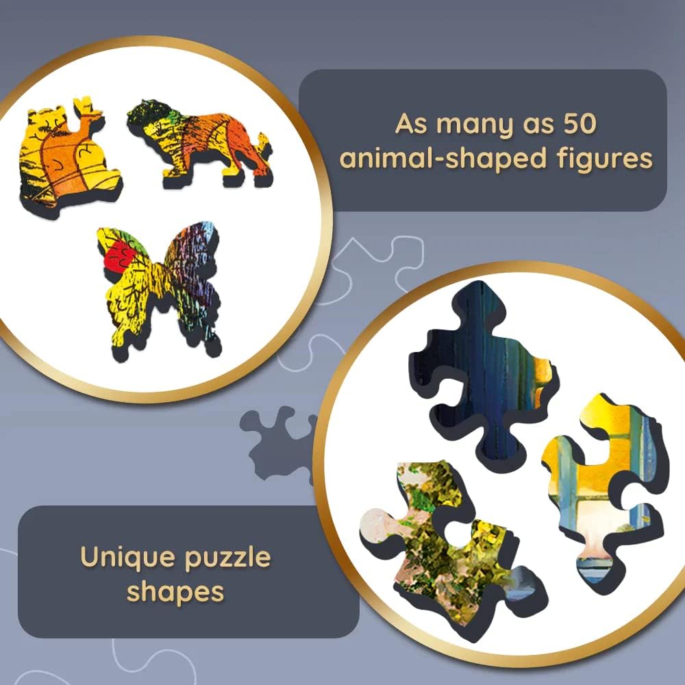 Színes Kölyökkutya - Fa kirakó Trefl Wood Craft 500 darabos kirakó puzzle (TR - 20160) - puzzlegarden