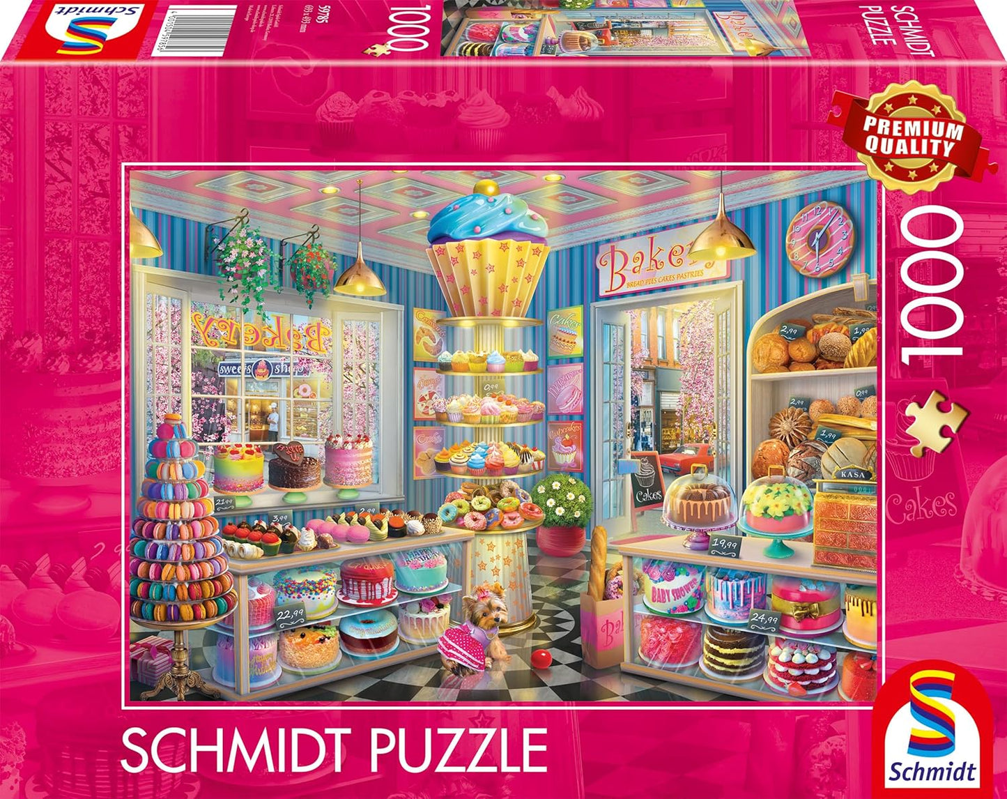 Színes pékség Schmidt Spiele 1000 darabos kirakó puzzle (SCH - 59785 4001504597856) - puzzlegarden