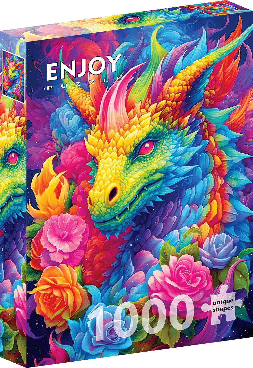 Színes Sárkány Enjoy 1000 darabos kirakó puzzle (EN - 2176) - puzzlegarden