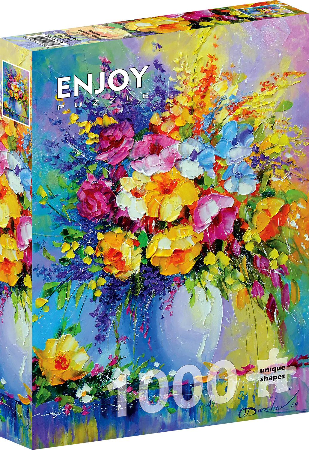 Színes Virágcsokor Enjoy 1000 darabos kirakó puzzle (EN - 1778) - puzzlegarden