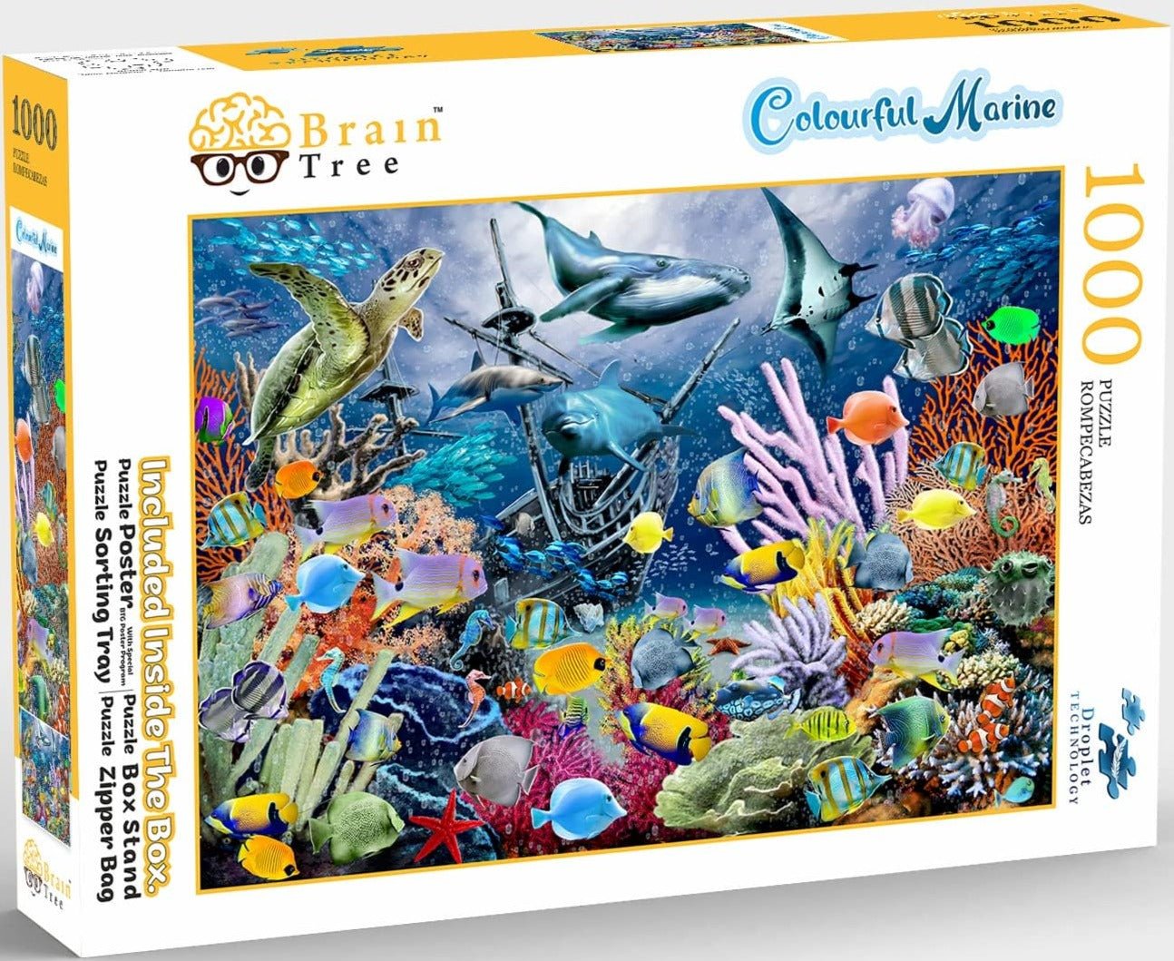 Színes Vizivilág Brain Tree 1000 darabos kirakó puzzle (BT - 2102039) - puzzlegarden