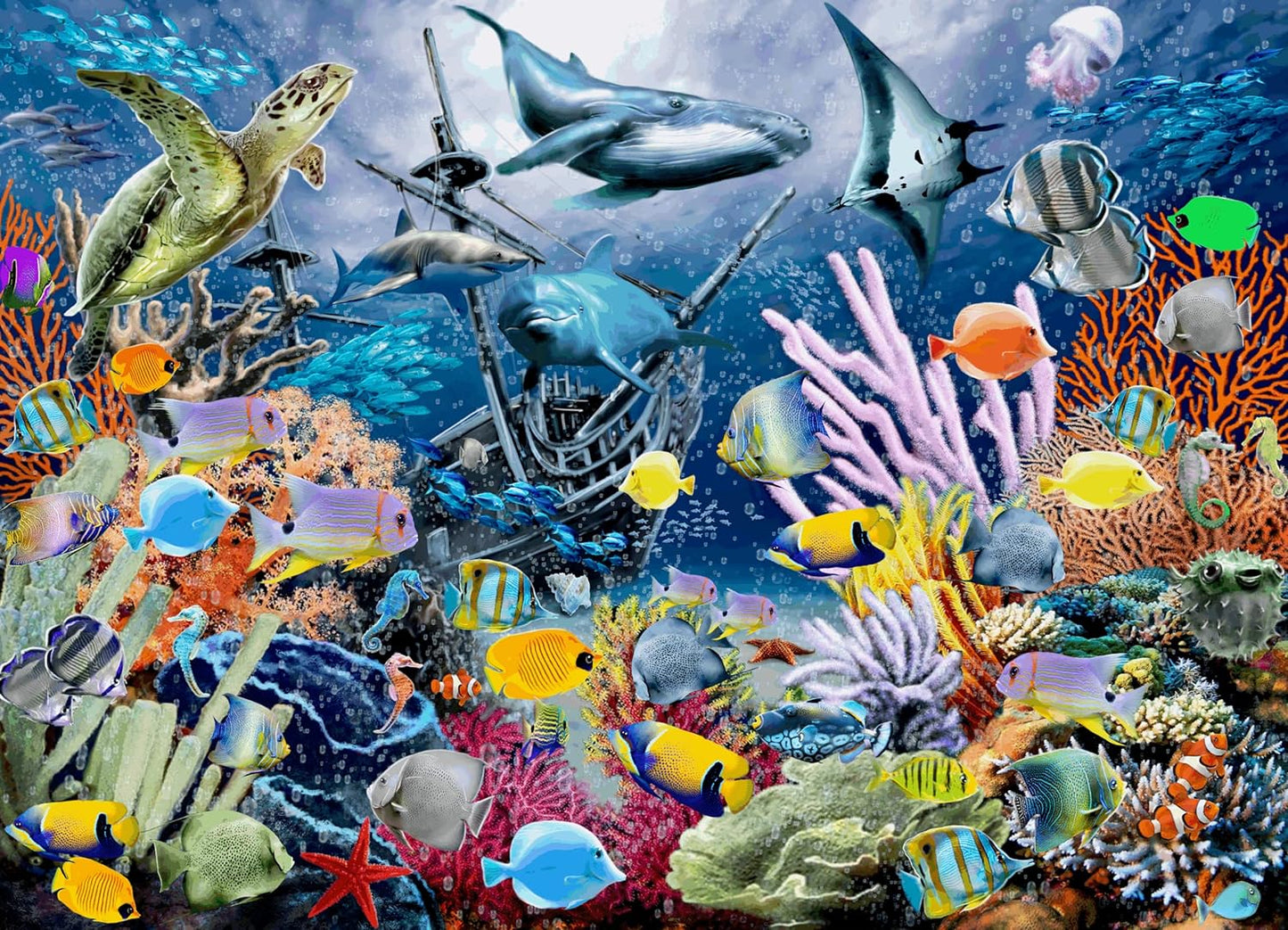 Színes Vizivilág Brain Tree 1000 darabos kirakó puzzle (BT - 2102039) - puzzlegarden