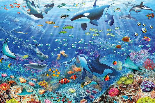 Színes Vizivilág Ravensburger 3000 darabos kirakó puzzle (RA - 17444) - puzzlegarden