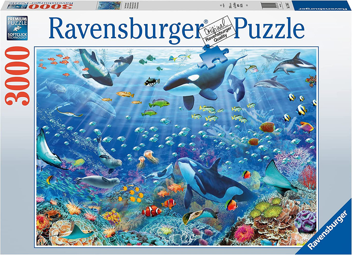 Színes Vizivilág Ravensburger 3000 darabos kirakó puzzle (RA - 17444) - puzzlegarden