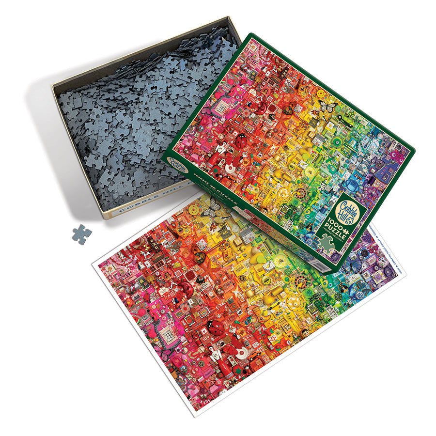 Színpompás szivárvány Cobble Hill 1000 darabos kirakó puzzle (CH - 40062 625012400626) - puzzlegarden