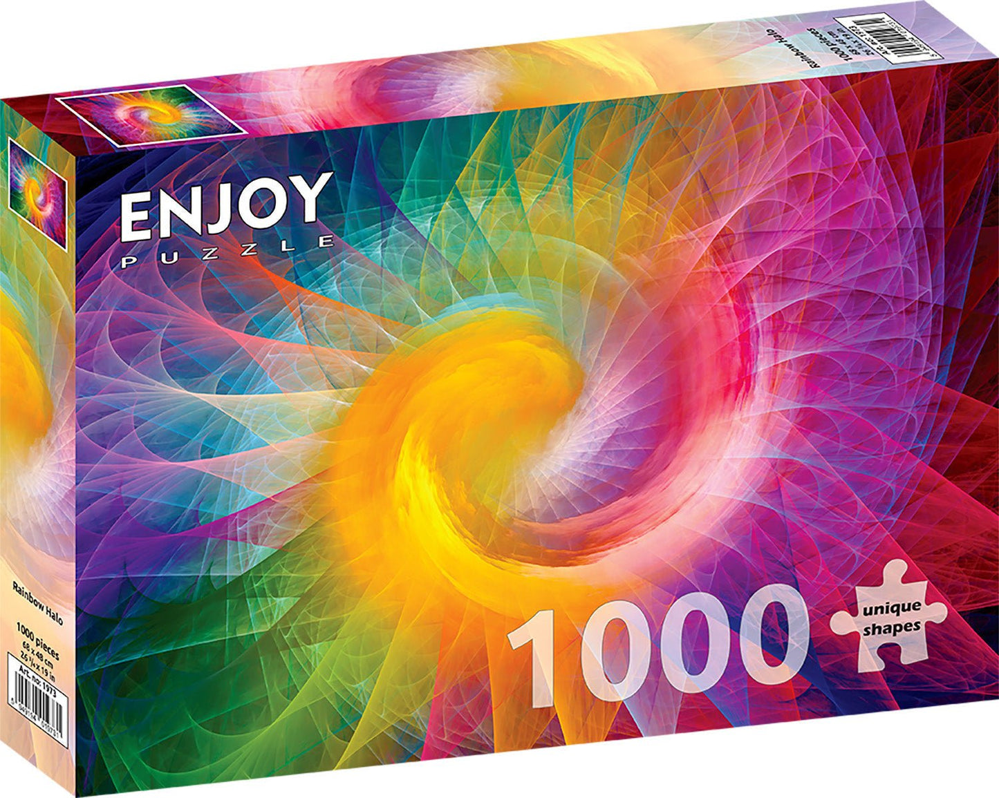 Szivárvány Csigavonal Enjoy 1000 darabos kirakó puzzle (EN - 1973) - puzzlegarden