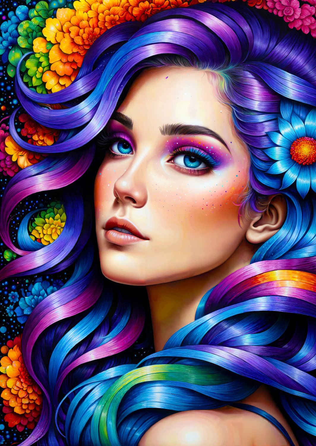 Szivárvány Haj Enjoy 1000 darabos kirakó puzzle (EN - 2172) - puzzlegarden