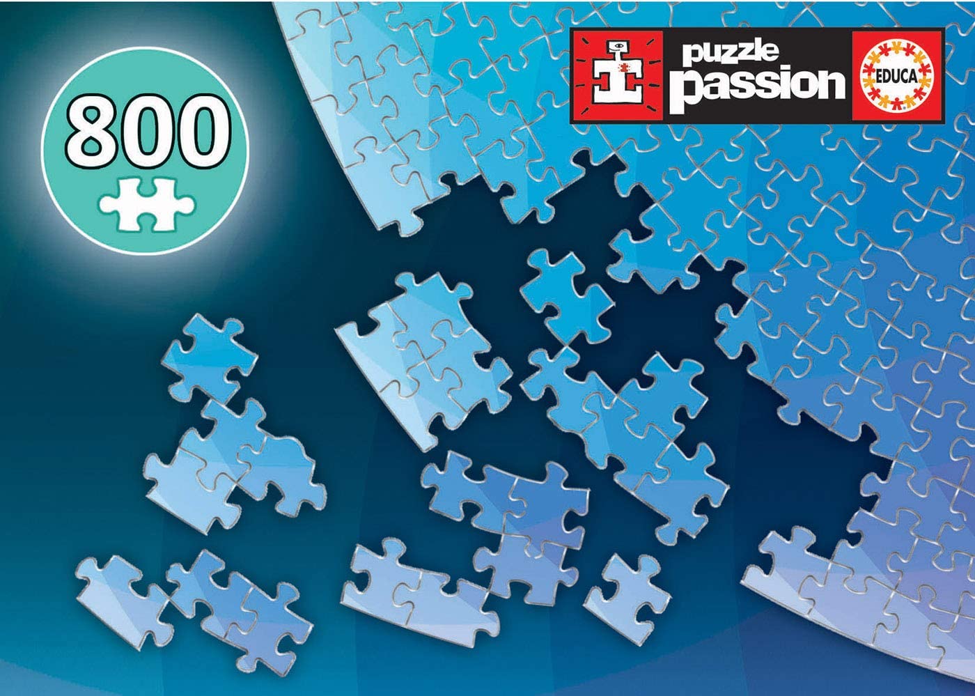 Szivárvány - kör alakú Educa 800 darabos kirakó puzzle (ED - 19033) - puzzlegarden