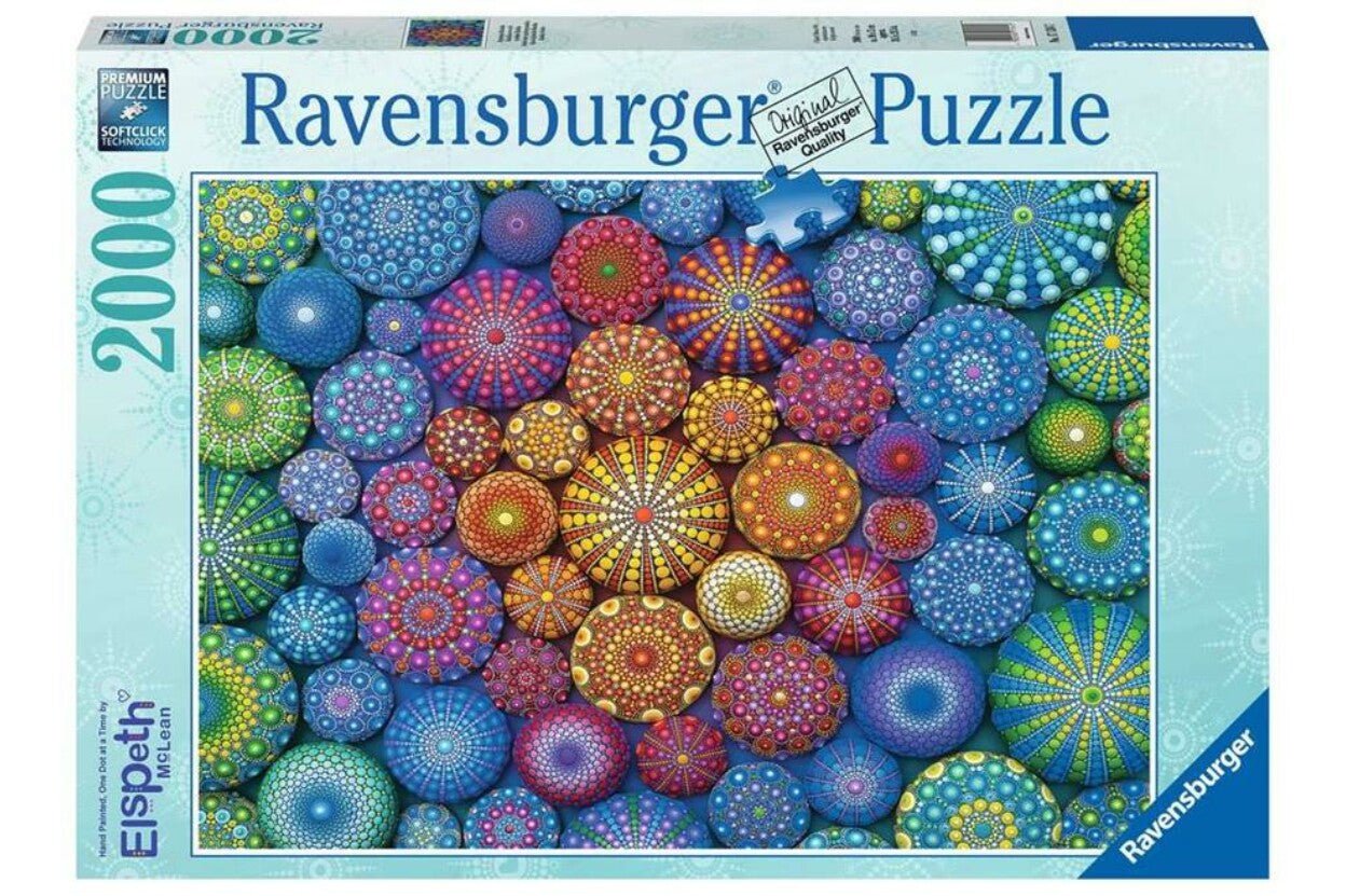 Szivárvány Kövek Ravensburger 2000 darabos kirakó puzzle (RA - 17134) - puzzlegarden