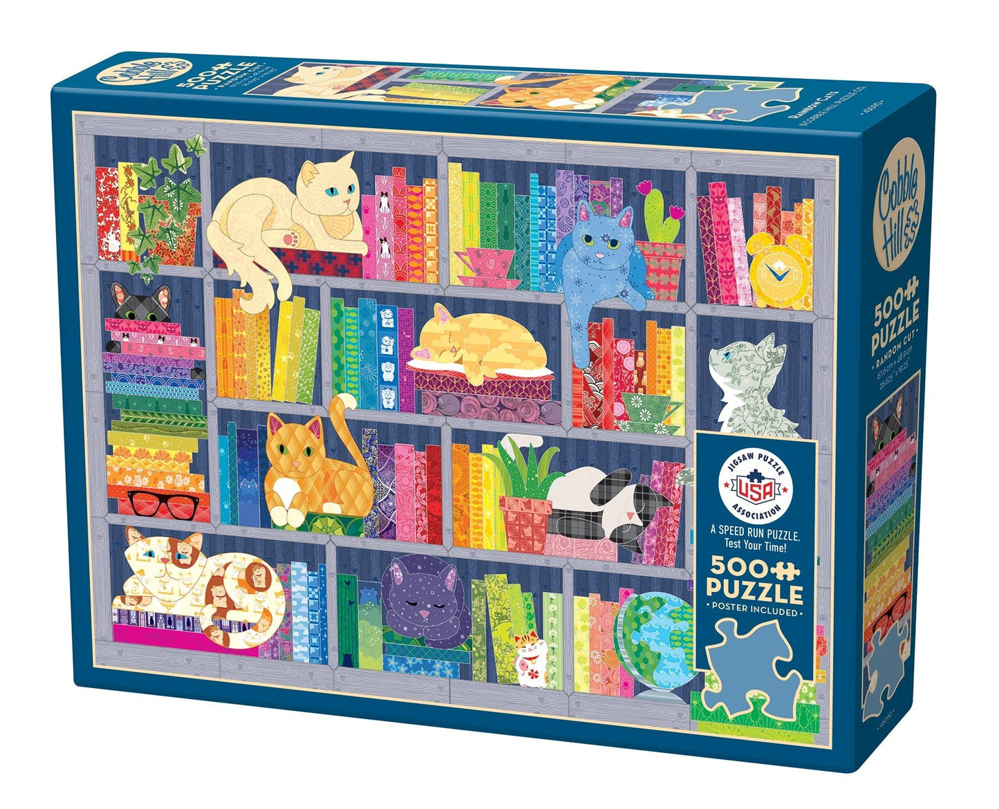 Szivárvány macskák Cobble Hill 500 darabos kirakó puzzle (CH - 45090) - puzzlegarden