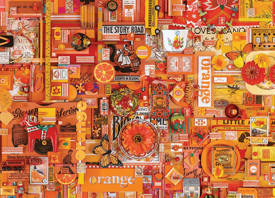 Szivárvány - Narancssárga Cobble Hill 1000 darabos kirakó puzzle (CH - 40057) - puzzlegarden